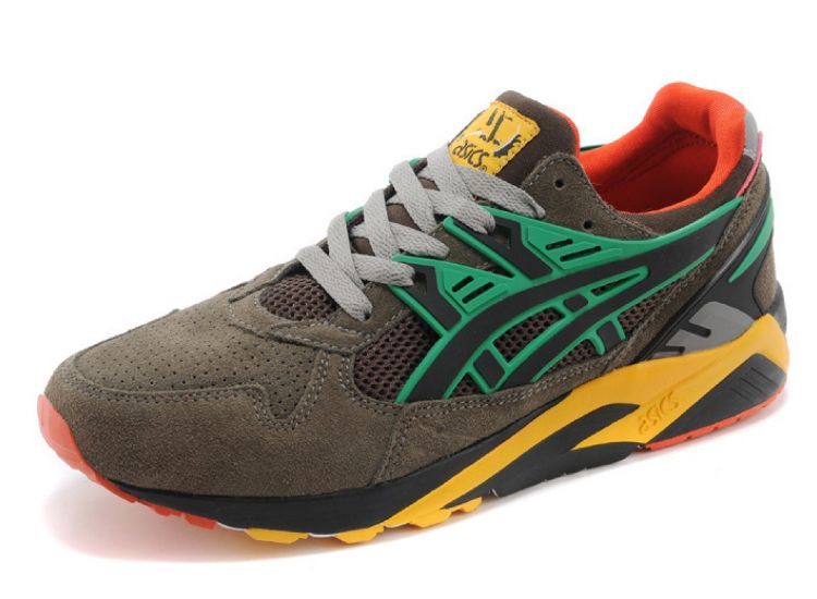 Packer Shoes x Asics Gel Kayano коричневые-зелёные-жёлтые  (40-45)