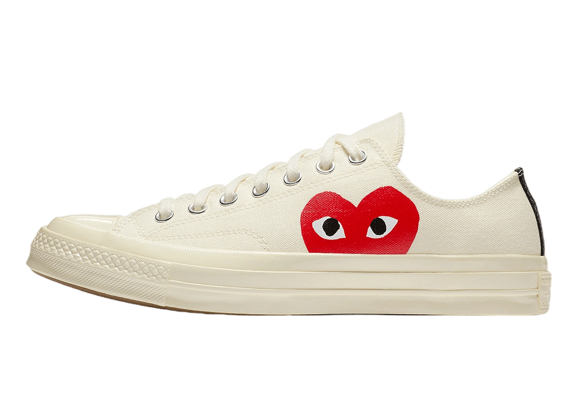 Кеды Converse Play Comme Des Garcons low White