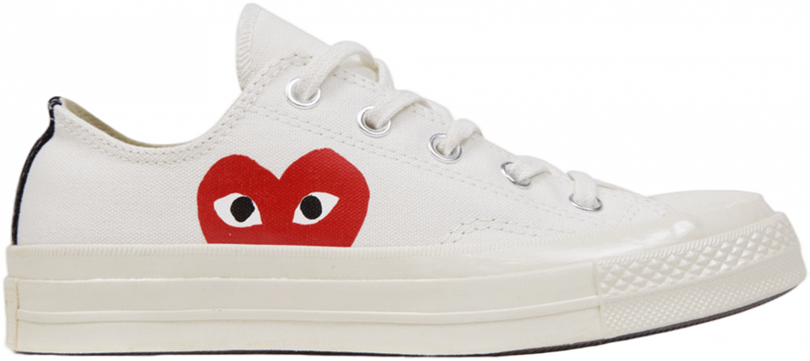 Кеды Converse Play Comme Des Garcons low White